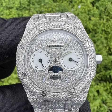 iced audemars piguet replica|audemars piguet bust down price.